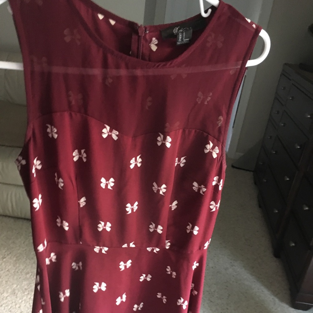Red bow dress